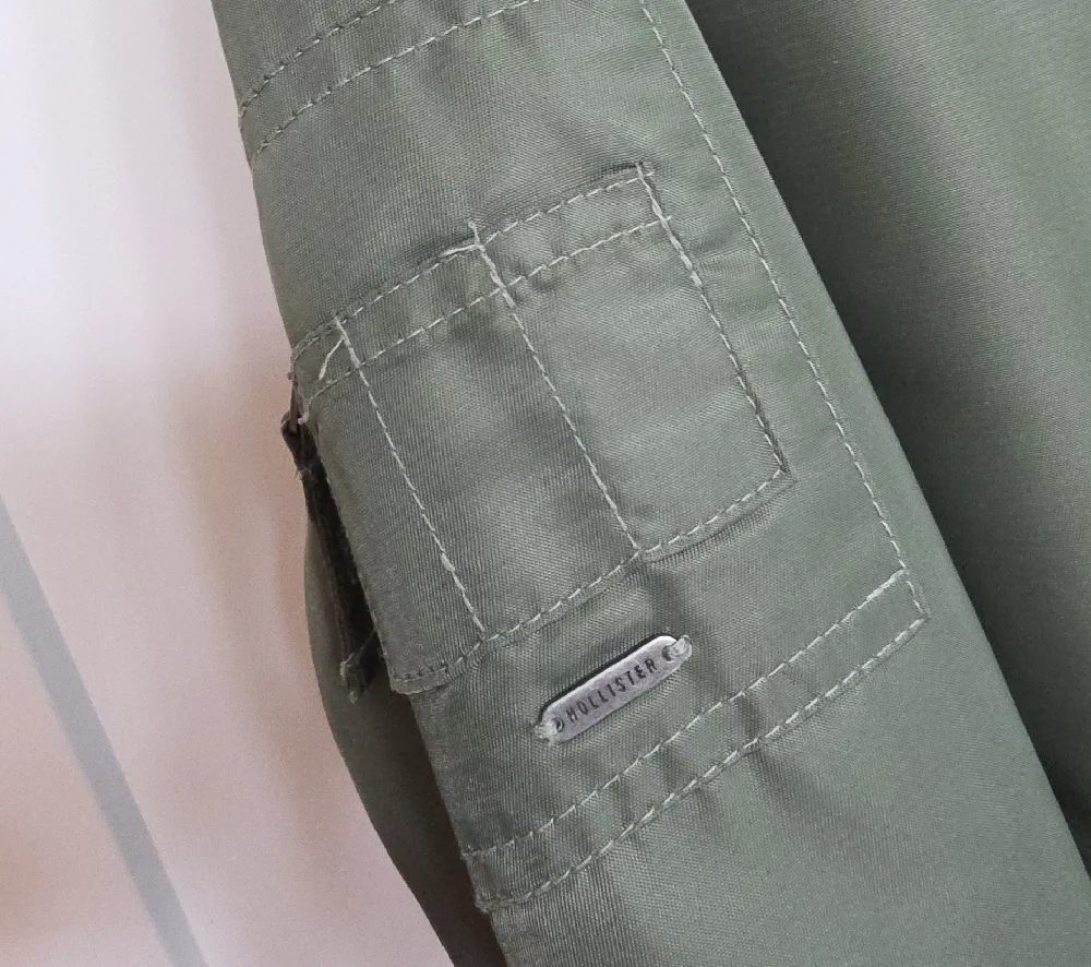 Hollister Olive Green Bomber Jacket